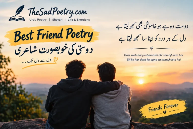 Best Friend Poetry in Urdu – 50+ Beautiful Dosti Shayari in Urdu Text