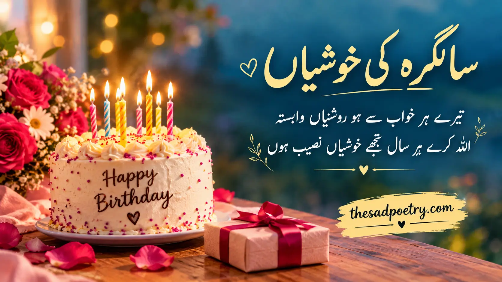 Birthday Poetry in Urdu – 110+ Beautiful Birthday Shayari and Wishes