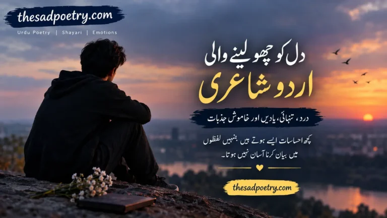 Heart Touching Sad Poetry in Urdu – Deep Emotional Shayari