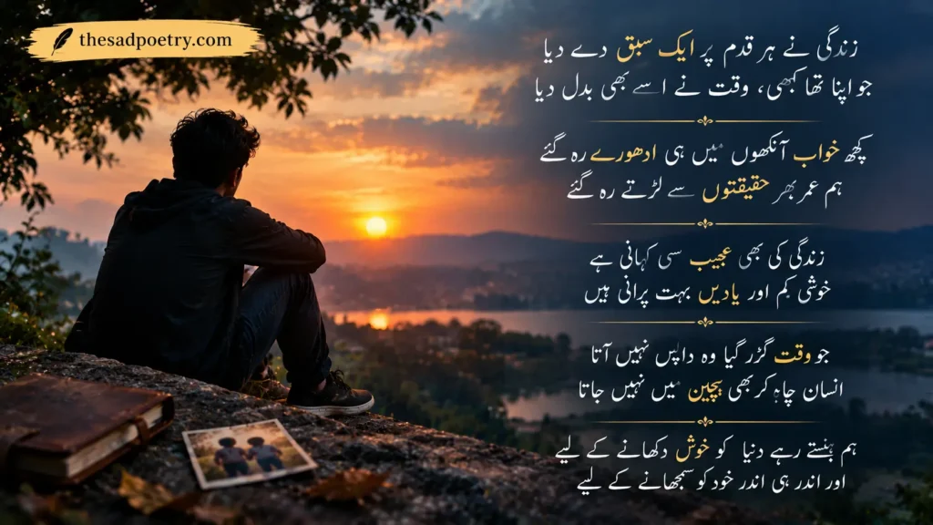 Life Sad Poetry in Urdu – Deep Verses About Life and Reality