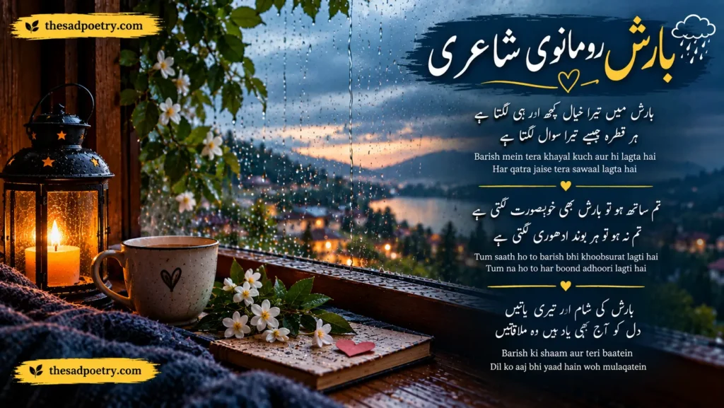 Barish Poetry in Urdu – Beautiful Rain, Love, Sad & 2 Line Poetry 4 Romantic Barish Poetry