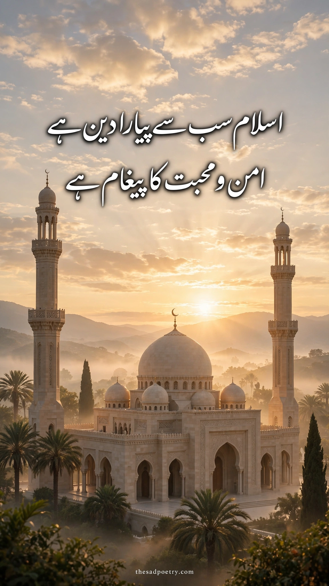 Islamic Poetry in Urdu – 30+ Best Islamic Shayari in Urdu Text 2 Islamic Poetry in Urdu – 30+ Best Islamic Shayari in Urdu Text - Downloadable Poetry Image