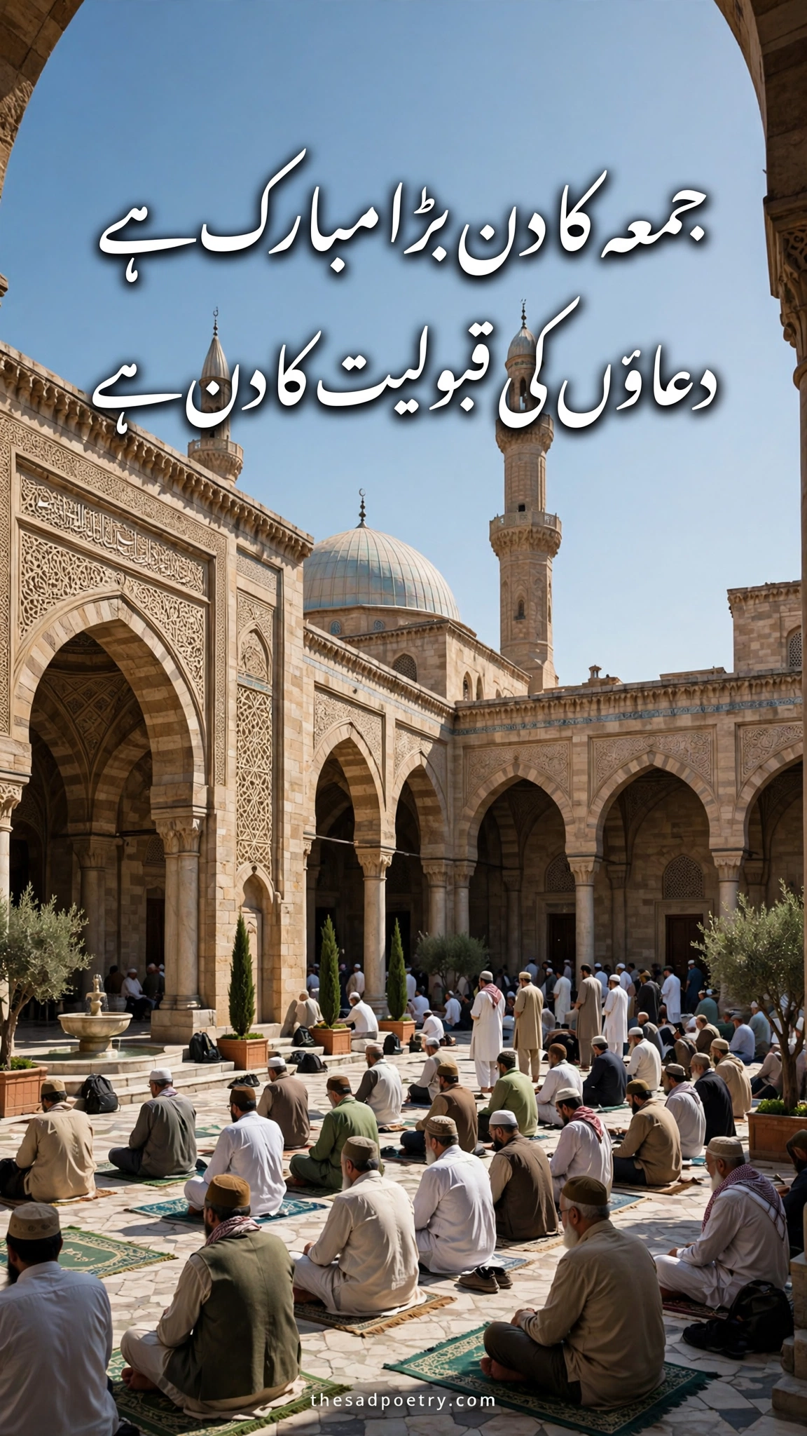 Jumma Mubarak Poetry in Urdu – 30+ Best Jumma Shayari in Urdu Text - Downloadable Poetry Image