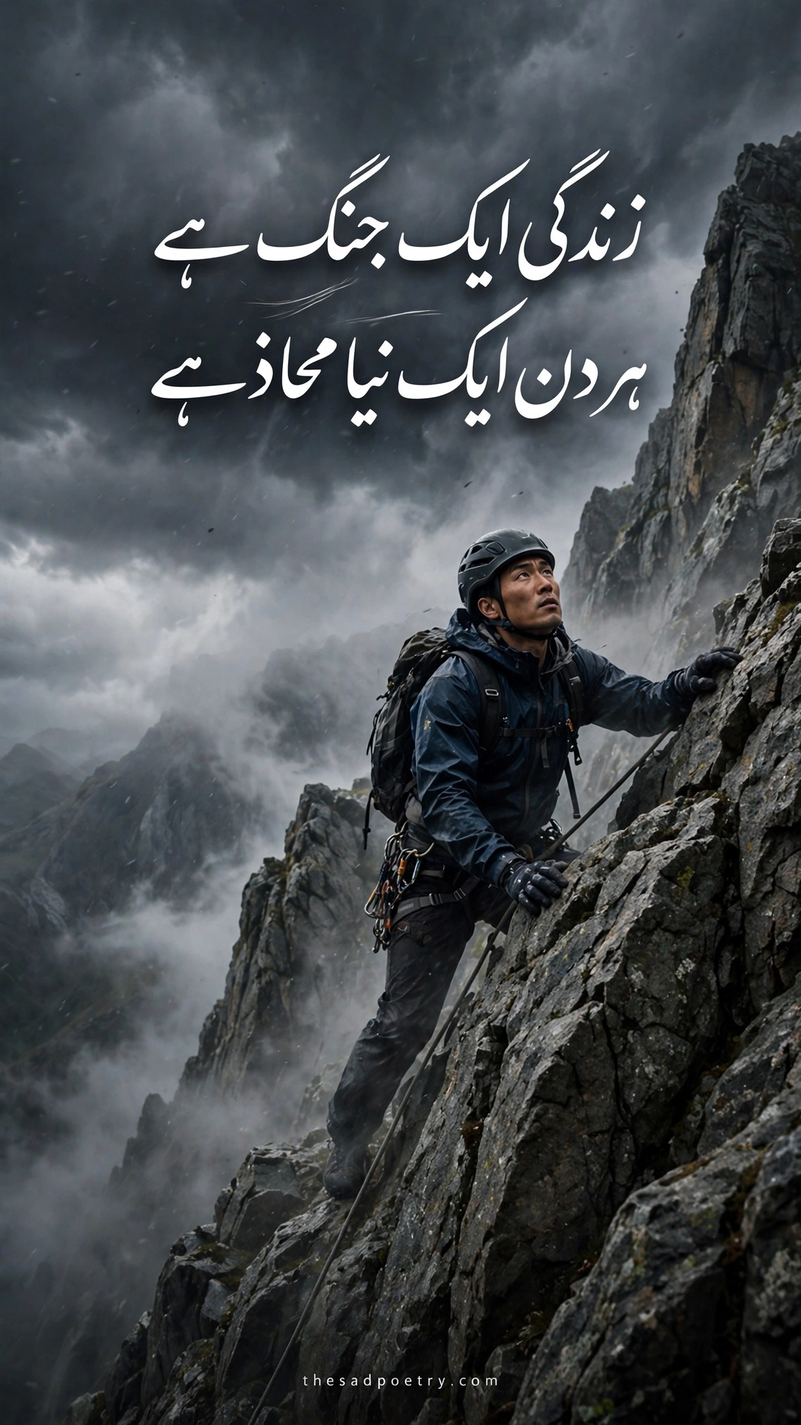 Life Struggle Poetry in Urdu – 30+ Best Mushkil Waqt Shayari in Urdu Text - Downloadable Poetry Image
