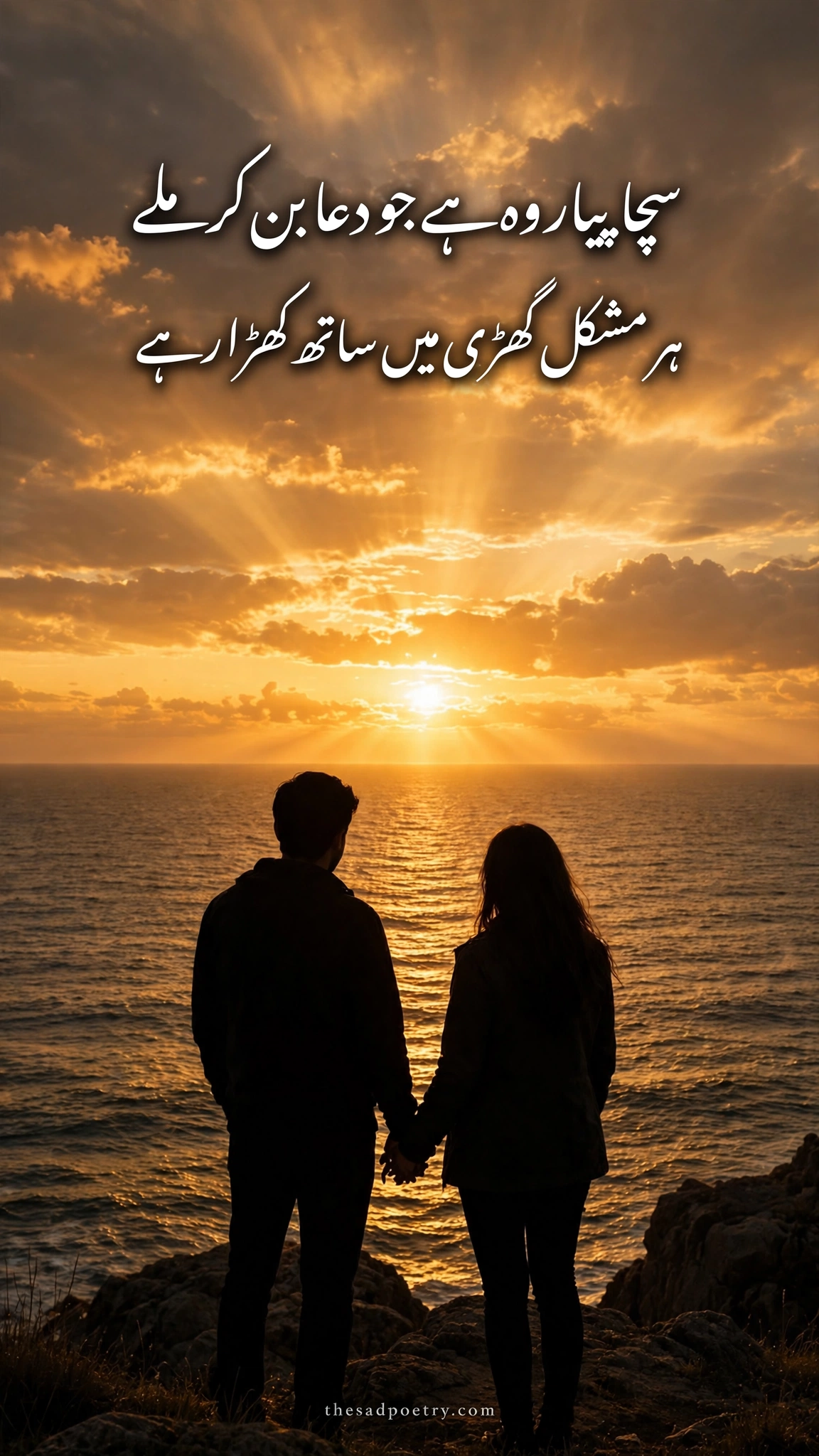 True Love Poetry in Urdu – 30+ Best Sacha Pyar Shayari in Urdu Text - Downloadable Poetry Image
