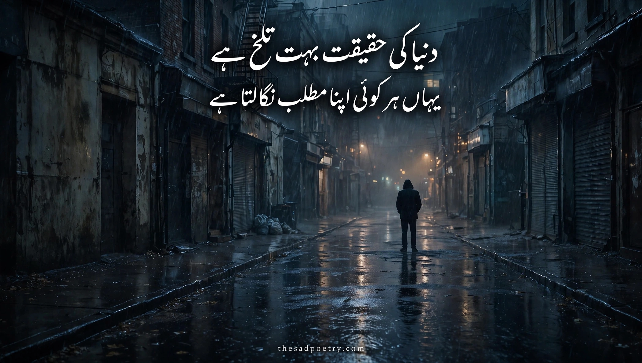 Bitter Reality Poetry in Urdu