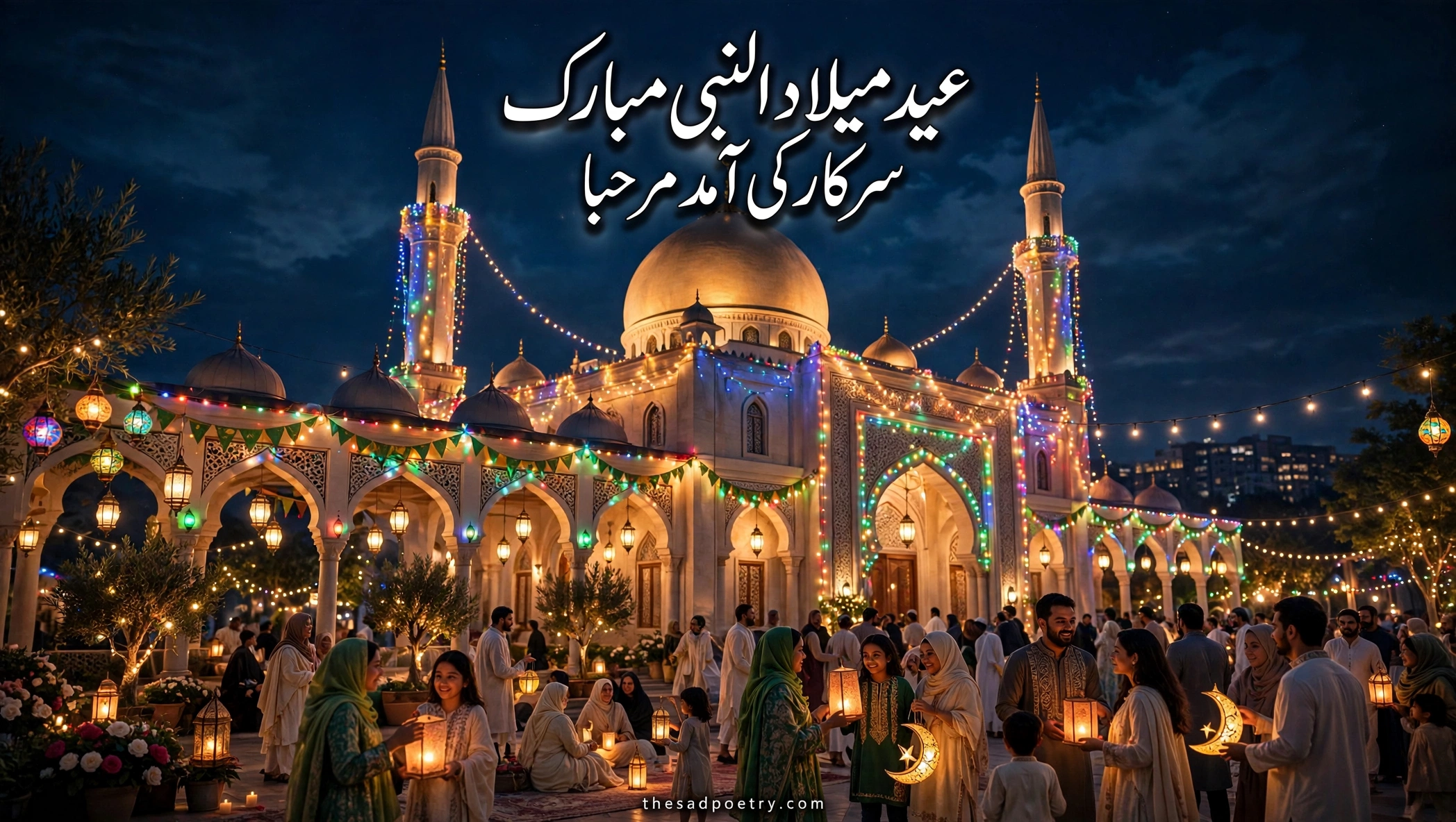 Eid Milad Un Nabi Poetry in Urdu