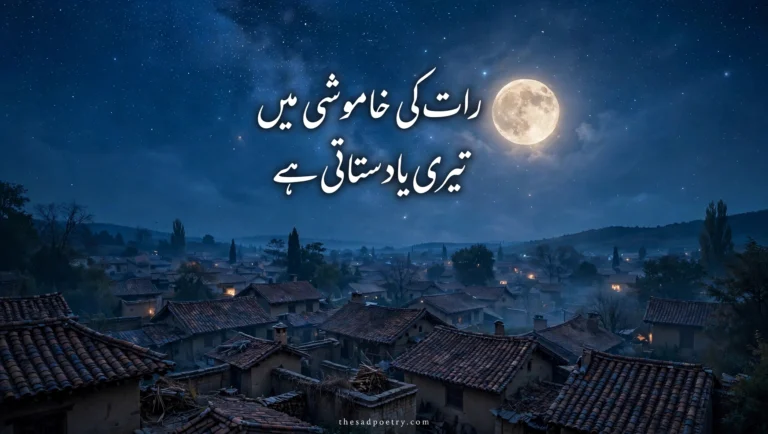 Raat Poetry in Urdu 2 Lines